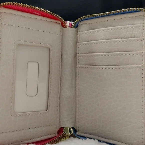 Loungefly Disney Sleeping Beauty Floral Fairy Godmothers Wallet + BONUS Purse ** - Picture 8 of 12